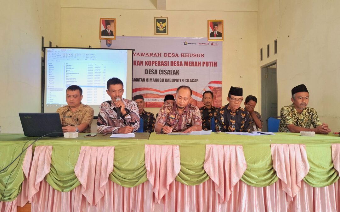 Pemerintah Desa Cisalak Laksanakan Musdesus Pembentukan Koperasi Desa Merah Putih